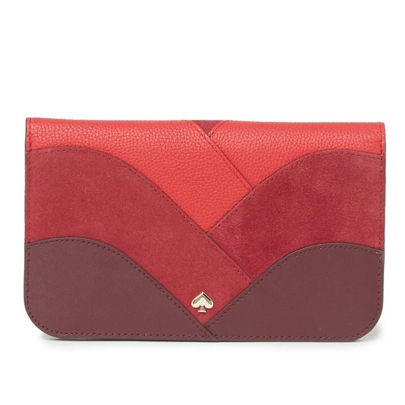 Kate Spade Nadine Leather & Suede Clutch Wallet